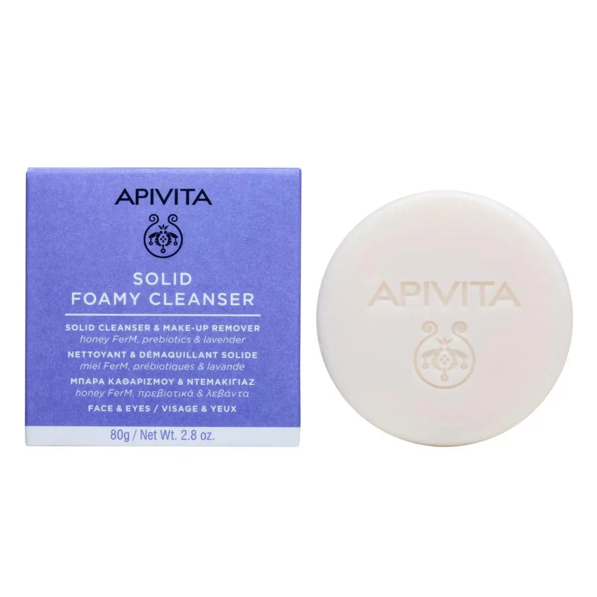 ΔΩΡΟ! Apivita foamy solid bar 85gr