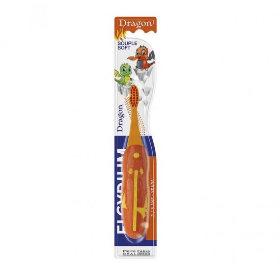 Elgydium Dragon Οδοντόβουρτσα για παιδιά Soft 2-6 ετών 1τμχ