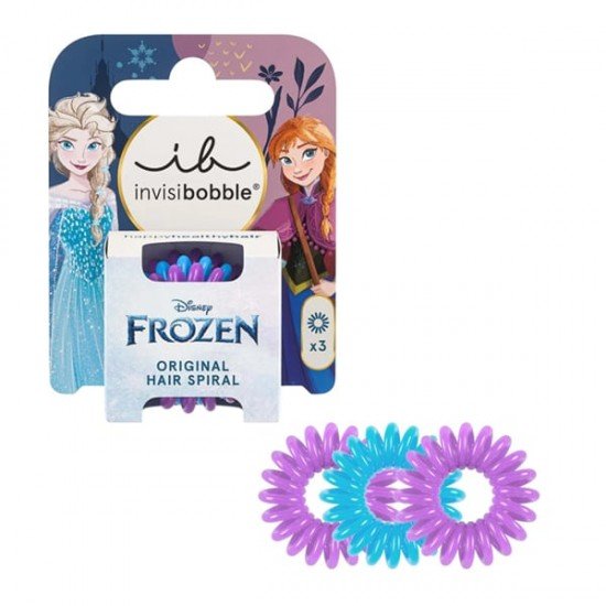 Invisibobble Kids Original Disney Frozen, Λαστιχάκια Μαλλιών 3τμχ.