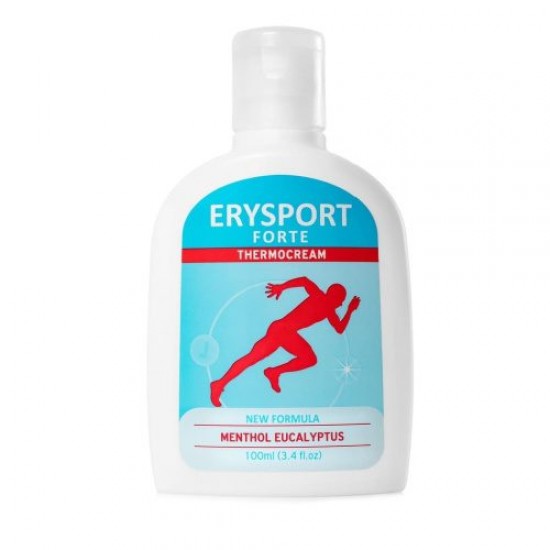 Erysport Forte Thermocream Θερμαντική Κρέμα Mε Μέντα & Ευκάλυπτο Kατά Των Μυϊκών Πόνων 100ml