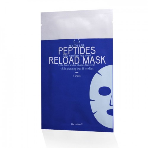 Youth Lab Peptaide Reload Mask Eμποτισμένη Υφασμάτινη Μάσκα Προσώπου με Πεπτίδια & Ενυδατική Δράση 1 Τεμάχιο