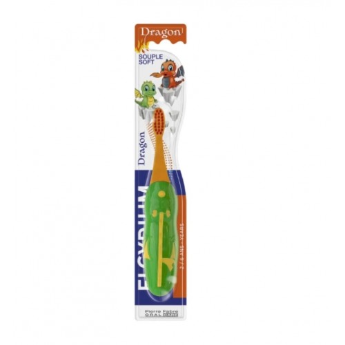 Elgydium Dragon Οδοντόβουρτσα για παιδιά Soft 2-6 ετών 1τμχ Elgydium Dragon Οδοντόβουρτσα για παιδιά Soft 2-6 ετών 1τμχ