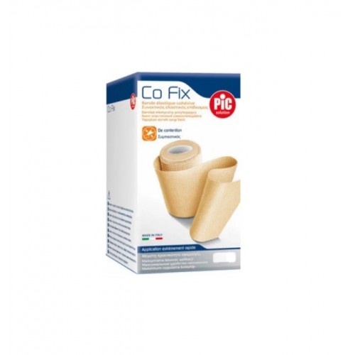 Pic Solution Co Fix Συνεκτικός Ελαστικός Επίδεσμος Χρώμα Μπ΄έζ 12cm x 5m 1τεμάχιο Pic Solution Co Fix Συνεκτικός Ελαστικός Επίδεσμος Χρώμα Μπ΄έζ 12cm x 5m 1τεμάχιο