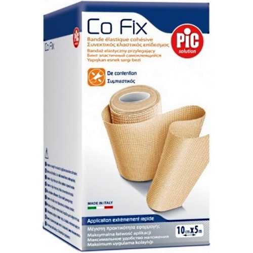 PIC Co Fix Benda Elastica Ελαστικός Επίδεσμος Χρώμα Μπεζ 10cm x 5m 1τεμάχιο PIC Co Fix Benda Elastica Ελαστικός Επίδεσμος Χρώμα Μπεζ 10cm x 5m 1τεμάχιο