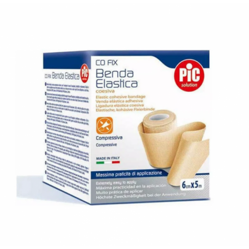 Pic C Solution Co Fix Blenda Elastica Συνεκτικός Ελαστικός Επίδεσμος Χρώμα Μπέζ 6cmx5m 1 Τεμάχιο Pic C Solution Co Fix Blenda Elastica Συνεκτικός Ελαστικός Επίδεσμος Χρώμα Μπέζ 6cmx5m 1 Τεμάχιο