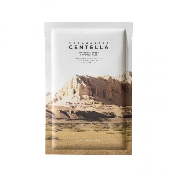 Skin1004 Madagascar Centella Watergel Sheet Ampoule Mask  Eντατική Μάσκα Υδρογέλης Με Ενυδατικό Αποτέλεσμα 1τμχ