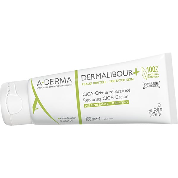 A-Derma Dermalibour+ Cica-Cream Repairing, Επανορθωτική & Εξυγιαντική Κρέμα 100ml