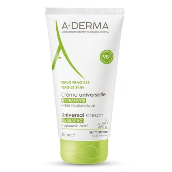 A-Derma Universal Moisturizing Cream Ενυδατική Κρέμα για Όλη την Οικογένεια Πρόσωπο & Σώμα 150ml