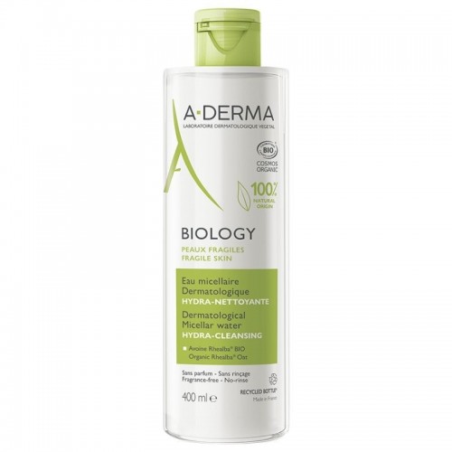 A-Derma Biology Eau Micellaire Hydra-Nettoyante, Ενυδατικό Καθαριστικό Νερό Ντεμακιγιάζ 400ml A-Derma Biology Eau Micellaire Hydra-Nettoyante, Ενυδατικό Καθαριστικό Νερό Ντεμακιγιάζ 400ml