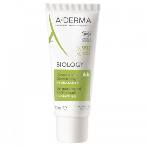 A-Derma Biology Creme Riche Hydratante, Πλούσια Ενυδατική Κρέμα Προσώπου 40ml