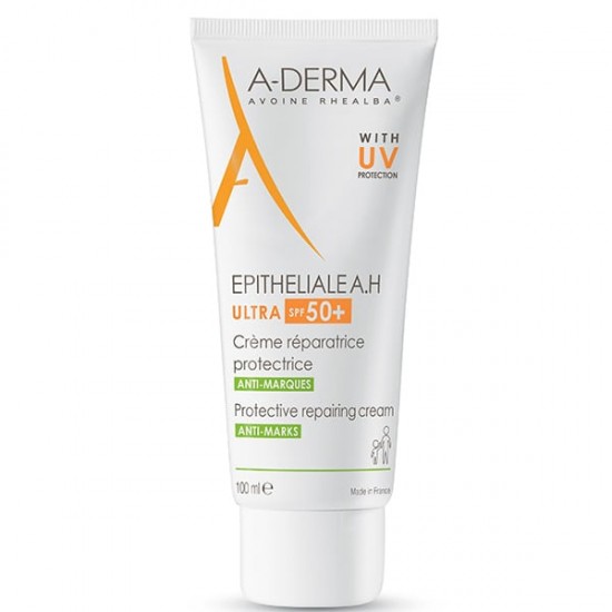 A-Derma Epitheliale A.H Ultra SPF50+ Protective Repairing Cream Anti-Marks, Επανορθωτική Κρέμα Κατά των Σημαδιών 100ml