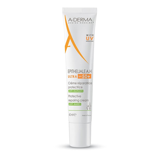 A-Derma Epitheliale A.H Ultra SPF50+ Protective Repairing Cream Anti-Marks, Επανορθωτική Κρέμα Κατά των Σημαδιών 40ml