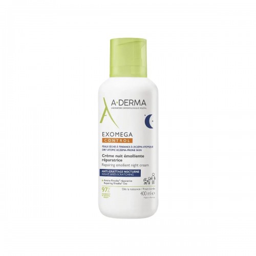 A-Derma Exomega Control Repairing Emollient Night Cream Επανορθωτική Μαλακτική Κρέμα Νυκτός 400ml A-Derma Exomega Control Repairing Emollient Night Cream Επανορθωτική Μαλακτική Κρέμα Νυκτός 400ml