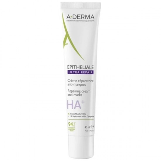 A-Derma Epitheliale H.A+ Ultra Repair Καταπραϋντική Eπανορθωτική Κρέμα Κατά των Σημαδιών, 40ml A-Derma Epitheliale H.A+ Ultra Repair Καταπραϋντική Eπανορθωτική Κρέμα Κατά των Σημαδιών, 40ml