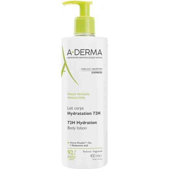 A-Derma Lait Corps Hydratant Γαλάκτωμα Σώματος 72ωρης Ενυδάτωσης 400ml A-Derma Lait Corps Hydratant Γαλάκτωμα Σώματος 72ωρης Ενυδάτωσης 400ml
