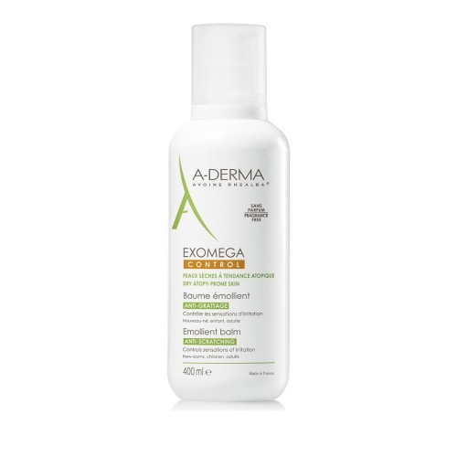 A-Derma Exomega Control Baume Emollient 400ml, Βάλσαμο για Ατοπικό Δέρμα 