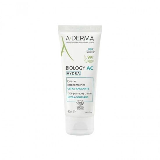 A-Derma Biology AC Hydra Compensating Cream Ultra-Soothing Καταπραϋντική Αντισταθμιστική Κρέμα 40ml