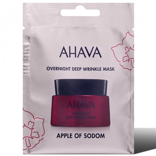 Ahava Apple of Sodom Overnight Deep Wrinkle Mask, Μάσκα Ύπνου Για Άμεση Λείανση των Ρυτίδων 6ml