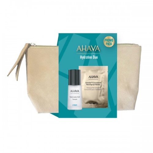 Ahava Promo Hydration Duo Hyaluronic Acid Serum Ορός Υαλουρονικού για Πρόσωπο & Λαιμό 30ml & Osmoter Eye Patches Single Pair Μάσκα Ματιών 1Τεμάχιο Ahava Promo Hydration Duo Hyaluronic Acid Serum Ορός Υαλουρονικού για Πρόσωπο & Λαιμό 30ml & Osmoter Eye Patches Single Pair Μάσκα Ματιών 1Τεμάχιο
