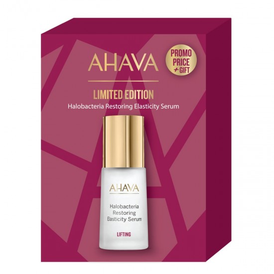 Ahava Promo  Lifting Halobacteria Restoring Elasticity Serum, Αντιγηραντικός Ορός Προσώπου για Ελαστικότητα 30ml + Δ΄ώρο Κρέμα Νύχτα 15ml