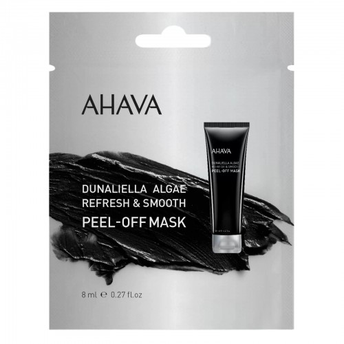 Ahava Dunaliella Algae Refresh & Smooth Peel-Off Mask, Μάσκα Προσώπου Με Κάρβουνο Για Τα Μαύρα Στίγματα 8ml