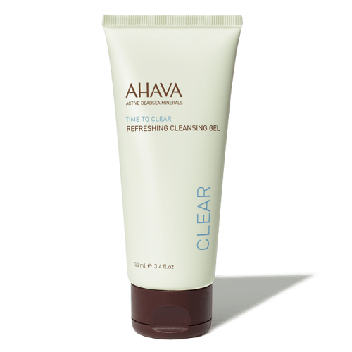 Ahava Time to Clear, Refreshing Cleansing Gel, Απαλό Καθαριστικό Τζελ Προσώπου 100ml