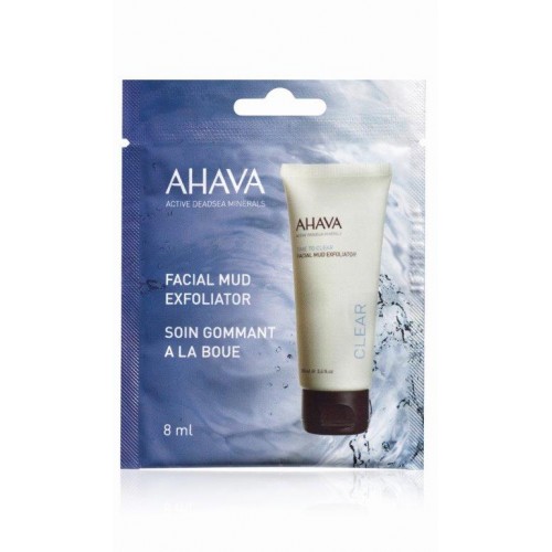 Ahava Facial Mud Exfoliator, Καθαριστική Κρέμα Προσώπου 8ml 