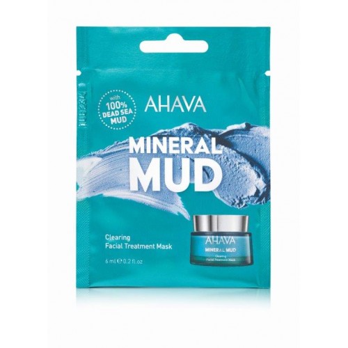 Ahava Mineral Mud Clearing Facial Treatment Mask, Μάσκα Προσώπου Απομάκρυνσης Των Ατελειών & Καθαρισμoύ 6ml
