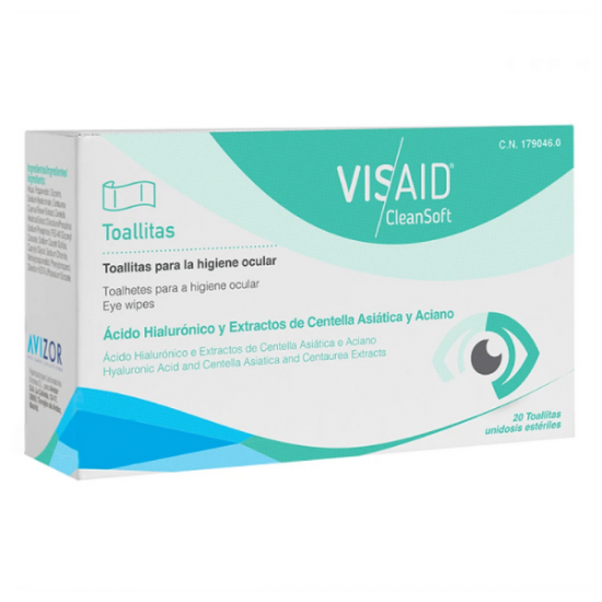 Avizor Visaid CleanSoft Wipes Μαντηλάκια Καθαρισμού Περιοφθαλμικής Περιοχής 20τεμ Avizor Visaid CleanSoft Wipes Μαντηλάκια Καθαρισμού Περιοφθαλμικής Περιοχής 20τεμ