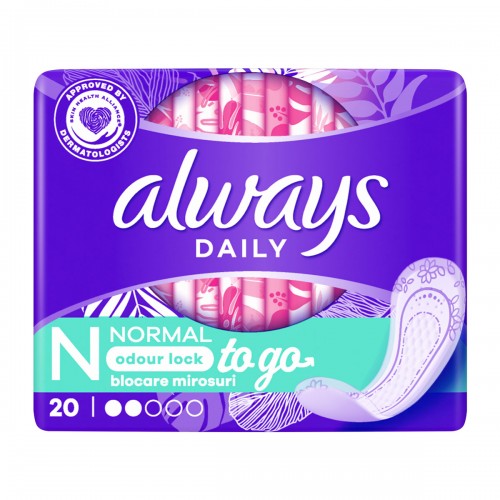 Always Dailies To Go Normal Σερβιετάκια 20τμχ.