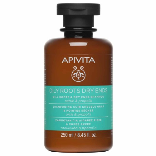 Apivita Shampoo Oily Roots Dry Ends, Σαμπουάν Εξισορρόπησης Για Λιπαρές Ρίζες & Ξηρές Άκρες 250ml Apivita Shampoo Oily Roots Dry Ends, Σαμπουάν Εξισορρόπησης Για Λιπαρές Ρίζες & Ξηρές Άκρες 250ml
