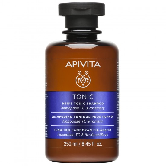 Apivita Shampoo Tonic Men, Τονωτικό Σαμπουάν Κατά Της Τριχόπτωσης Για Άνδρες 250ml