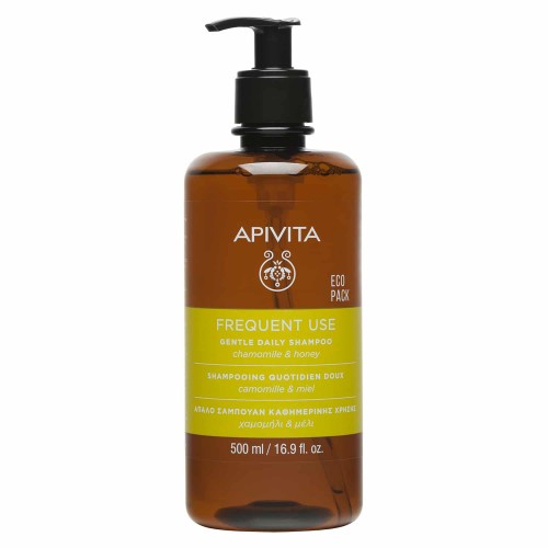 Apivita Shampoo Frequent Use, Eco Pack Απαλό Σαμπουάν Καθημερινής Χρήσης 500ml Apivita Shampoo Frequent Use, Eco Pack Απαλό Σαμπουάν Καθημερινής Χρήσης 500ml