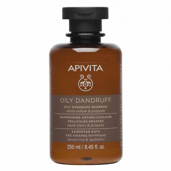 Apivita Shampoo Oily Dandruff, Σαμπουάν κατά της Λιπαρής Πιτυρίδας 250ml