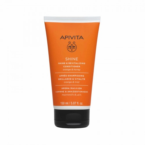 Apivita Conditioner Shine & Revitalizing, Kρέμα Λάμψης & Αναζωογόνησης για όλους τους Τύπος Μαλλιών 150ml