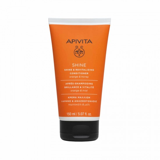 Apivita Conditioner Shine & Revitalizing, Kρέμα Λάμψης & Αναζωογόνησης για όλους τους Τύπος Μαλλιών 150ml