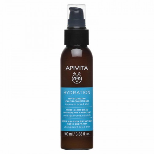 Apivita Hydration Moisturizing Leave in Conditioner, Κρέμα Μαλλιών Ενυδάτωσης, Χωρίς Ξέβγαλμα 100ml Apivita Hydration Moisturizing Leave in Conditioner, Κρέμα Μαλλιών Ενυδάτωσης, Χωρίς Ξέβγαλμα 100ml