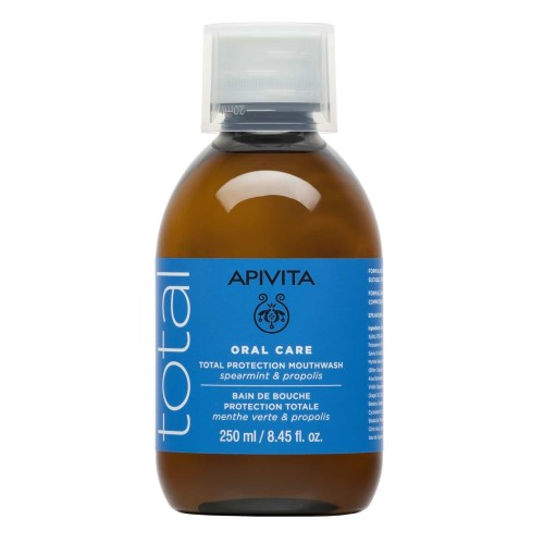 Apivita Total, Στοματικό Διάλυμα Με Δυόσμο & Πρόπολη 250ml Apivita Total, Στοματικό Διάλυμα Με Δυόσμο & Πρόπολη 250ml