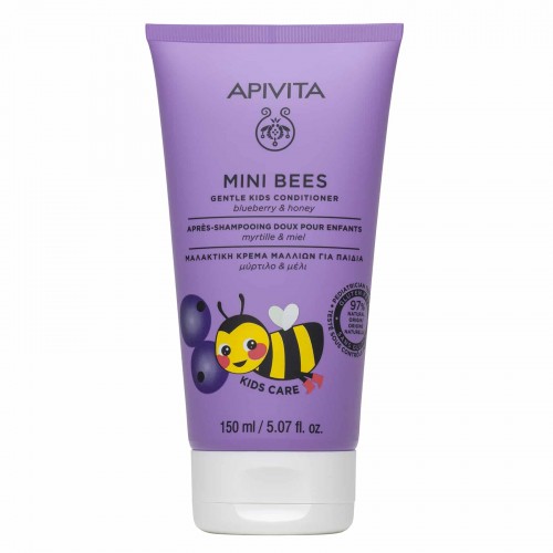Apivita Mini Bees Μαλακτική Κρέμα Μαλλιών για Παιδιά, Μύρτιλο & Μέλι 150ml Apivita Mini Bees Μαλακτική Κρέμα Μαλλιών για Παιδιά, Μύρτιλο & Μέλι 150ml