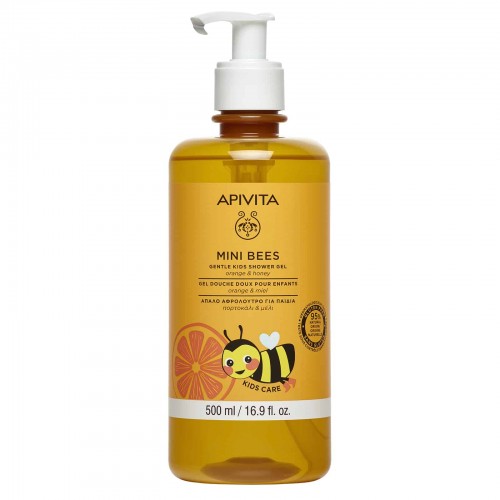 Apivita Mini Bees Απαλό Αφρόλουτρο για Παιδιά, Πορτοκάλι & Μέλι 500ml Apivita Mini Bees Απαλό Αφρόλουτρο για Παιδιά, Πορτοκάλι & Μέλι 500ml