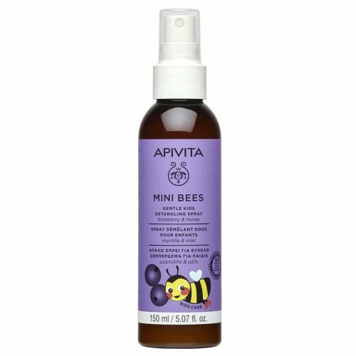 Apivita Mini Bees Gentle Kids Detangling Spray, Απαλό Σπρέι για Εύκολο Ξεμπέρδεμα 150ml Apivita Mini Bees Gentle Kids Detangling Spray, Απαλό Σπρέι για Εύκολο Ξεμπέρδεμα 150ml