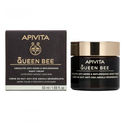 Apivita Queen Bee Night Cream, Κρέμα Νύχτας Απόλυτης Αντιγήρανσης & Εντατικής Θρέψης 50ml Apivita Queen Bee Night Cream, Κρέμα Νύχτας Απόλυτης Αντιγήρανσης & Εντατικής Θρέψης 50ml