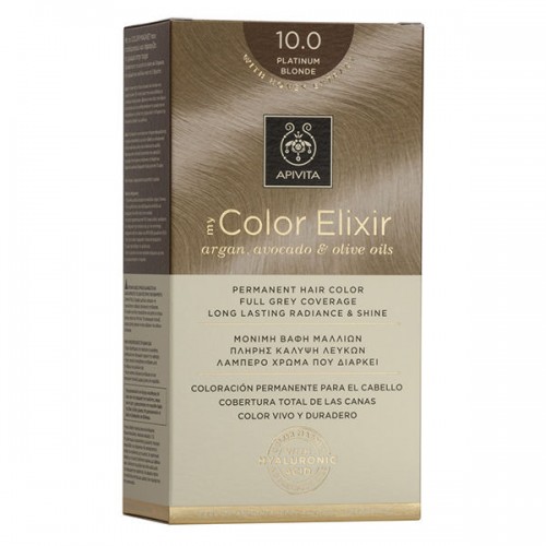 Apivita Βαφή Μαλλιών My Color Elixir Κατάξανθο/Platinum Blonde No 10.0