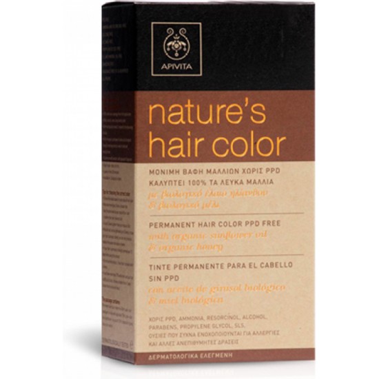 Apivita Nature's Hair Color No9,7 Βαφή Μαλλιών Χρώμα Ξανθό, Πολύ Ανοιχτό Μπεζ