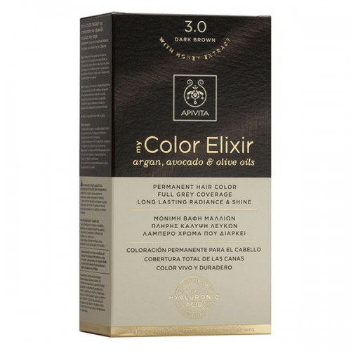Apivita Βαφή Μαλλιών My Color Elixir Καστανό σκούρο/Dark Brown No 3.0
