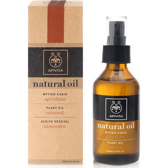 Apivita Natural Oils Φυτικό Έλαιο με Αμύγδαλο 100ml