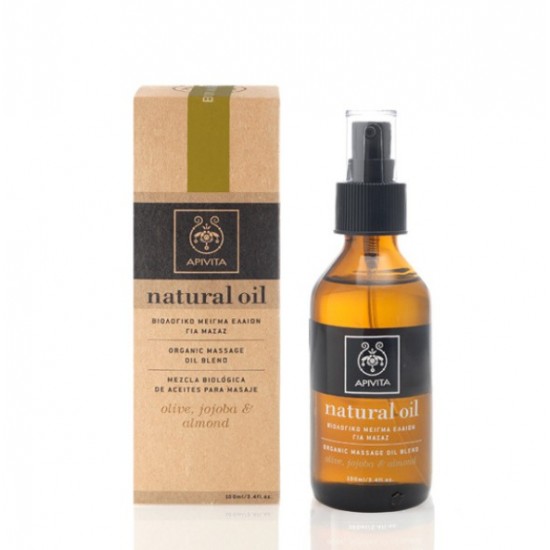 Apivita Natural Oils Βιολογικό Έλαιο με Ελιά, Αμύγδαλο & Jojoba 100ml Apivita Natural Oils Βιολογικό Έλαιο με Ελιά, Αμύγδαλο & Jojoba 100ml