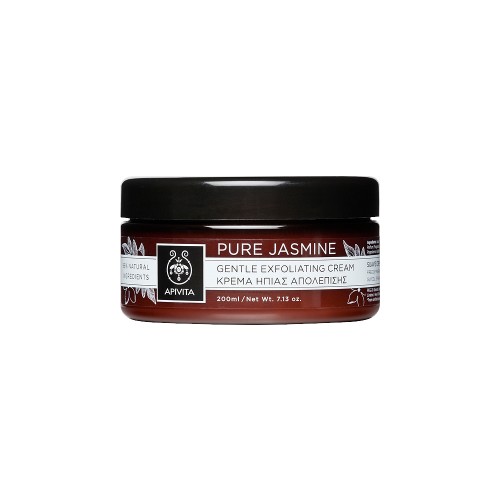 Apivita Pure Jasmine, Κρέμα Ήπιας Απολέπισης με Γιασεμί 200ml