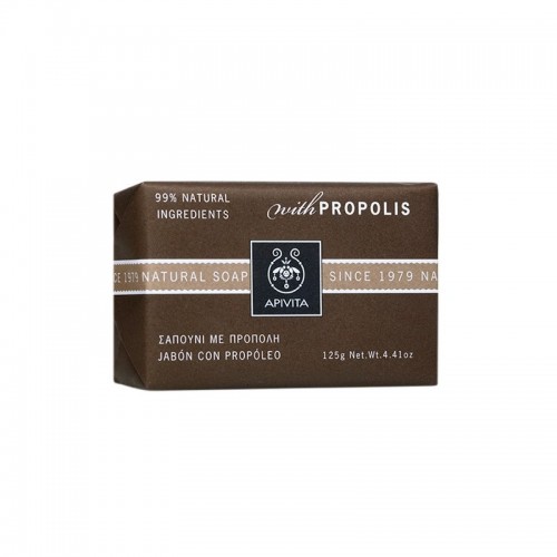 Apivita Natural Soap, Σαπούνι με Πρόπολη για τις Λιπαρές επιδερμίδες 125gr