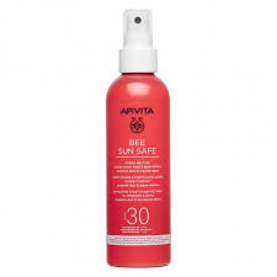 Apivita Bee Sun Safe Hydra Melting Ultra Light Face & Body Spray SPF30, Ενυδατικό Spray Ελαφριάς Υφής 200ml Apivita Bee Sun Safe Hydra Melting Ultra Light Face & Body Spray SPF30, Ενυδατικό Spray Ελαφριάς Υφής 200ml